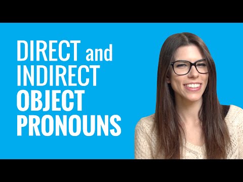 Video: Co je ve francouzštině přímý a nepřímý objekt?