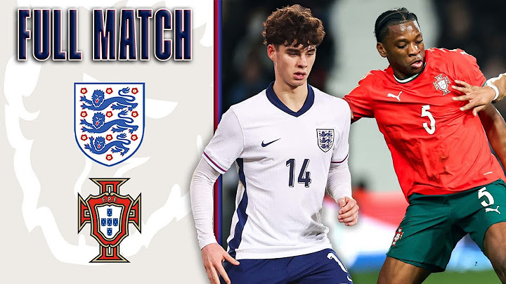 FULL MATCH | England U21 v Portugal U21 | Friendly | England
