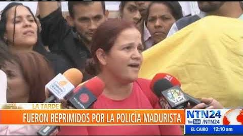 Régimen de Maduro responde con represión y amenazas a maestros que exigen salarios dignos
