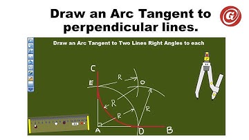 Arc Tanget to 2 perpendicular lines