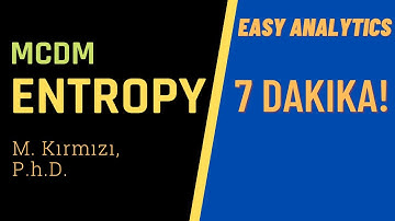 Adım Adım ENTROPY Yöntemi
