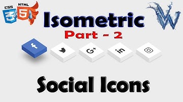 CSS icon hover effects | isometric icons tutorial | Learn html and css By Amazing Techno Tutorials