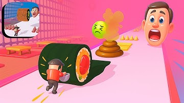 Sushi Runner - All Levels Gameplay (Levels 28–33) | Android & iOS