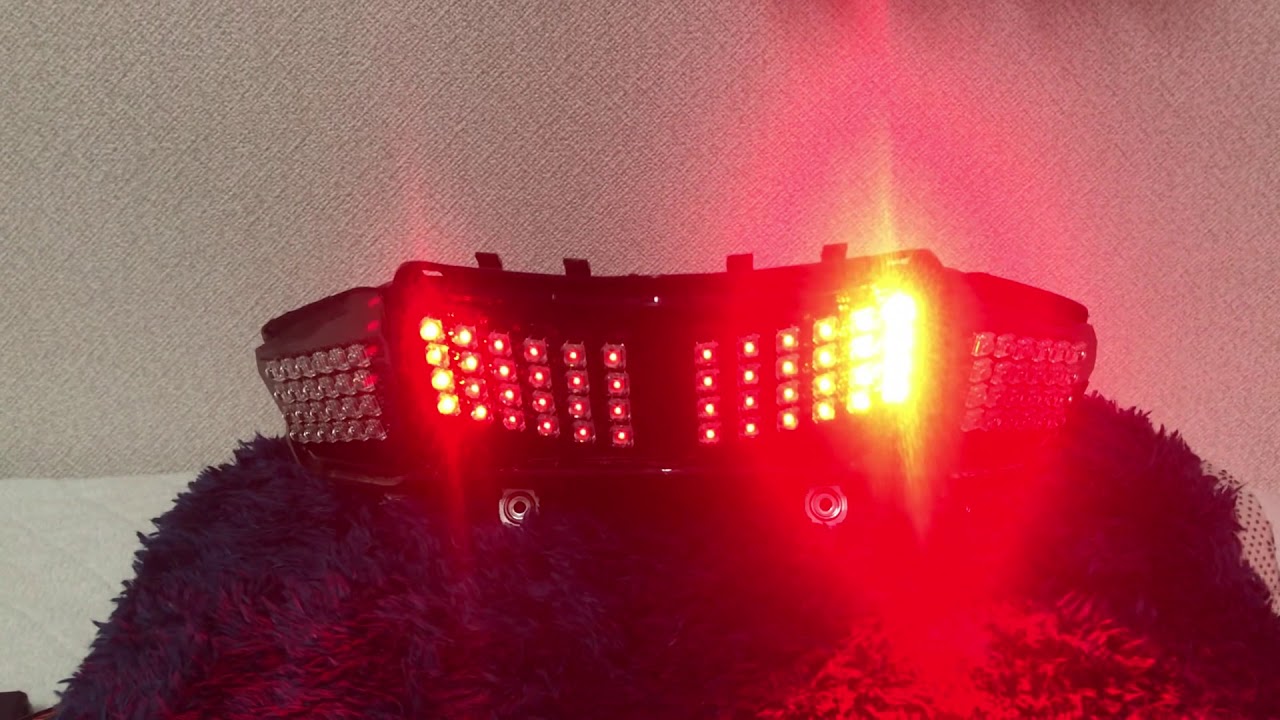 シグナス 流れるテール#シグナスX#テールランプ#自作#LED - YouTube