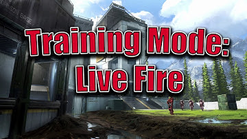 Halo Infinite: Training Mode with Bots on Live Fire | Xbox One X
