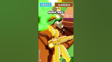 Giant pets in Grow A Garden #growagarden #roblox