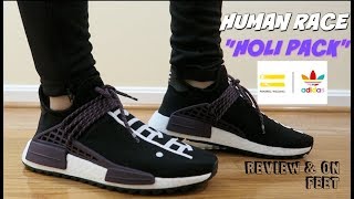 human race adidas purple