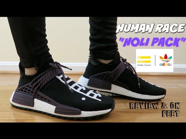 human race purple and black