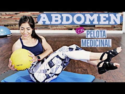 Abdominales con pelota medicinal (Medicine ball abs) #ABDOMINALES #MEDICINEBALL #MOMLIFE