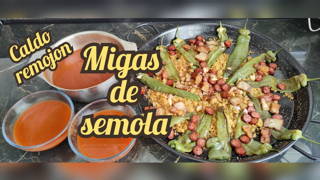 migas de almeria + caldo remojon