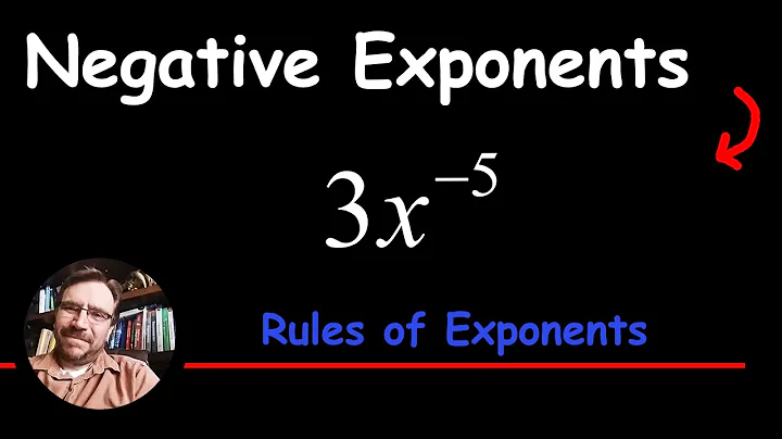 Simplify a Negative Exponent - BE CAREFUL here!