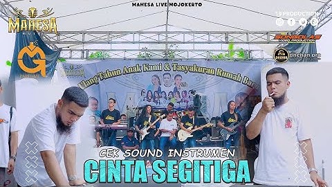 cek sound instrumen - cinta segitiga | mahesa music live ngoro - mojokerto (GM PARFUME DUWE GAWE)