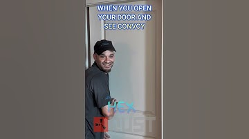 When you open your door and see convoy