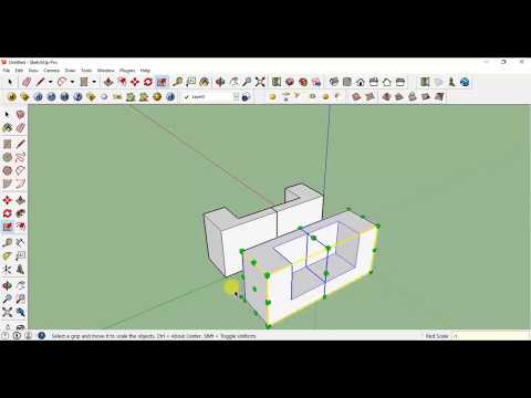 tutorial sketchup - Cara cermin setiap objek di sketchup