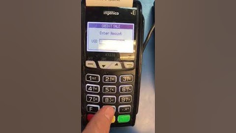 Ingenico ict220 Botch 1