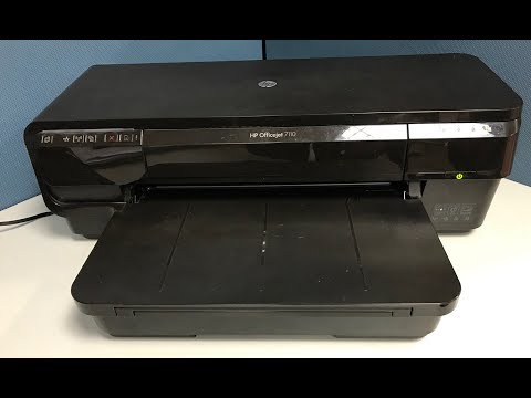 How to replace Print Head HP OfficeJet 7110 Wide Format ePrinter