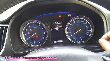 Test Video Baleno Multi Information Display / Instrumental cluster Fully Explained | Hindi |