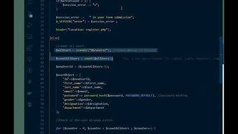 PHP Intro - Building Authentication System - 28 - Set New Password 2