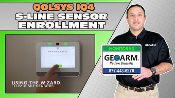 Qolsys IQ Panel 4 S-Line Sensor Pairing