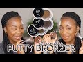 ELF GAVE US NON-ASHY BRONZERS! | ELF COSMETICS PUTTY BRONZER *3 SHADES SWATCHED* | Andrea Renee