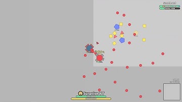 Killing Fighter with Overlord in diep.io by Surprise