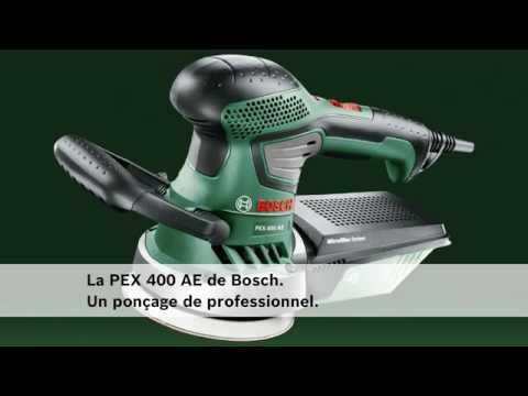 Ponceuse excentrique électrique PEX 400 AE 370 W BOSCH