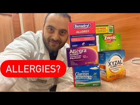 How To Treat Allergies? Seasonal Allergies- Runny Nose- Watery Itchy Eyes  OTC Medications