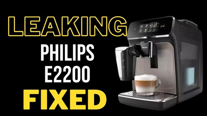 A warning light on my Philips espresso machine is not turning off -  Espresso Canada