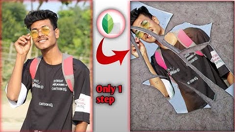 Broken mirror creative editing | snapseed editing tutorial |