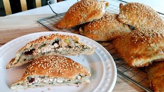 BEST ZAATAR FETA CHEESE & OLIVE POCKETS - By Ani