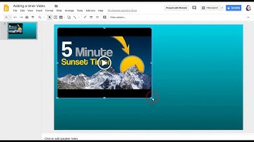 Add a Video Timer to Google Slides