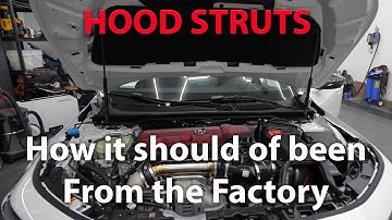 Installing Carbon Fiber Hood Struts / Dampers on the Acura Integra DE4 DE5 Type S | $38 - $58