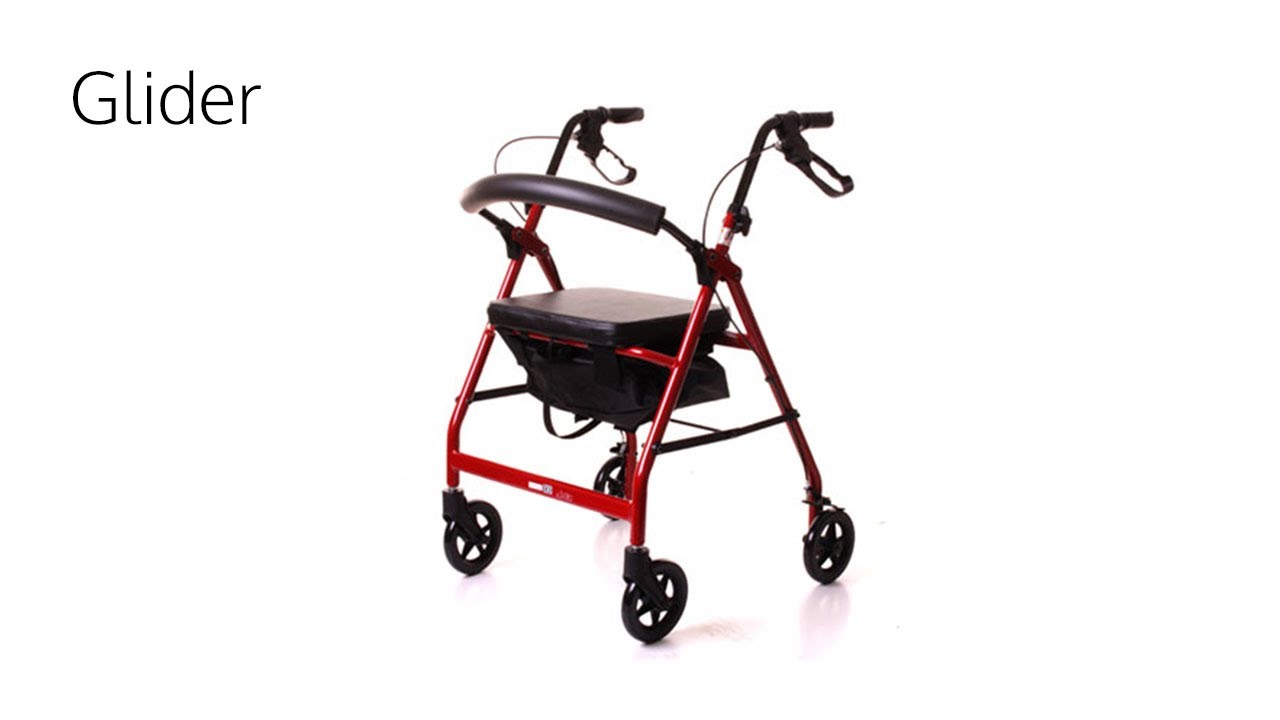 CareCo Glider Rollator - YouTube