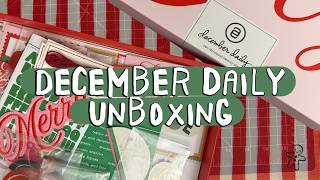 Unboxing the  ⁨@AliEdwardsDesignInc⁩  December Daily 2026 Main Kit