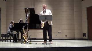 Molinelli: Four Pictures from New York, 3. Sentimental evening, Bret Pimentel, saxophone