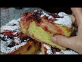 Torta di mele alta e soffice con marmellata
