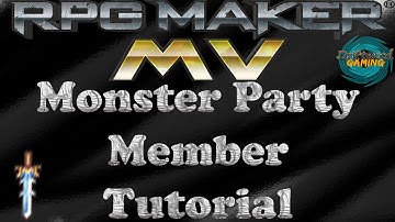 RPG Maker MV Tutorial Monster Party Members