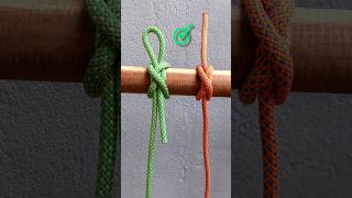 Slipped Knot/ Constrictor Hitch Knot. #Knots #Shorts