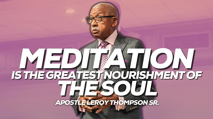 Meditation Is The Greatest Nourishment Of The Soul...