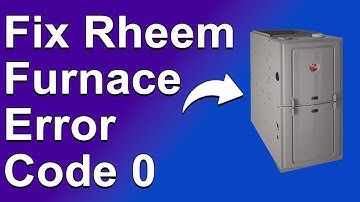 Rheem Furnace Error Code 0 (Standby Mode Error - Meaning, Why It Occurs, And How To Resolve It)