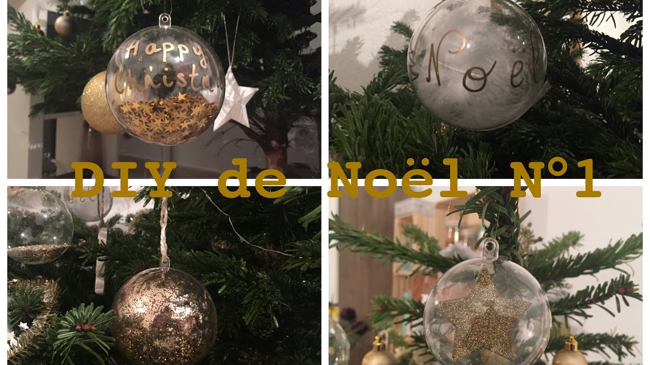 DIY n°1 déco de noël YouTube