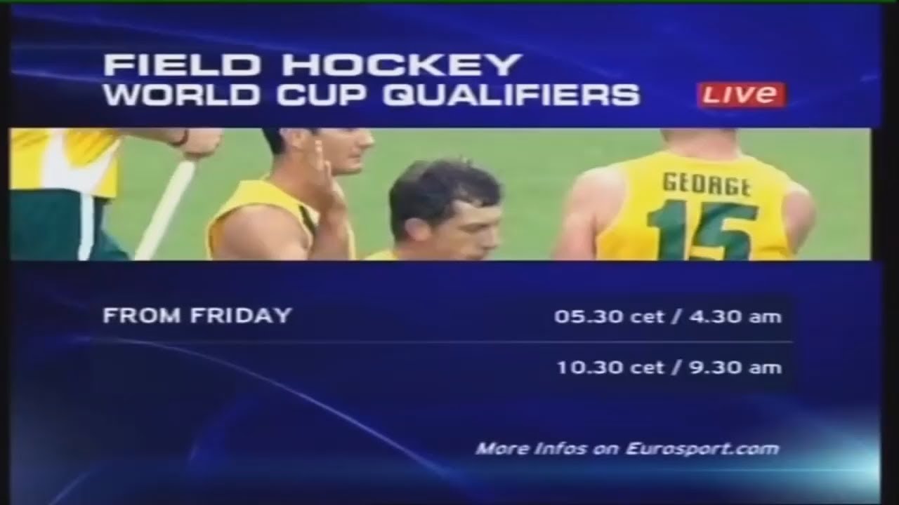 2006 Eurosport. Field Hockey WC Qual