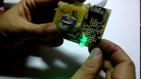 Light a LED with a 