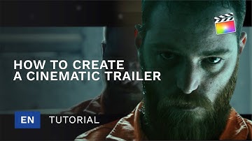Final Cut Pro X Tutorial ⭐️ How to create a cinematic Trailer in FCPX using MotionVFX Plugins 🎬🥳