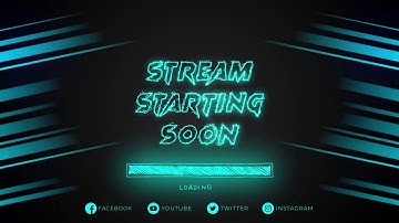FREE Animated Live Twitch Stream Design Package | Stream Starting Soon Template | After Effects#PUBG