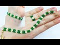 Kolay Papatya Bileklik Yapımı.Daisy Wedding Bracelet Making. Beading Tutorial. Bridal Daisies.