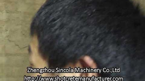 Opearate of Automatic Rendering Machine for Wall Video