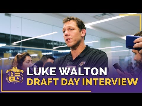 Luke Walton Reacts To Lakers 2018 NBA Draft Picks