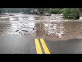 Flagstaff, AZ Flash Flood! Guy crosses flash flood regardless!!!