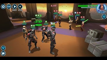 Bad Batch vs. QGJ/JKA/KAM/Ahsoka/Shaak (15% HP): 65 banners
